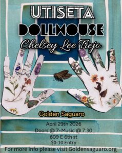 April 29 2026 Flyer for Golden Saguaro Show